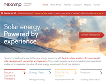 Tablet Screenshot of nexamp.com